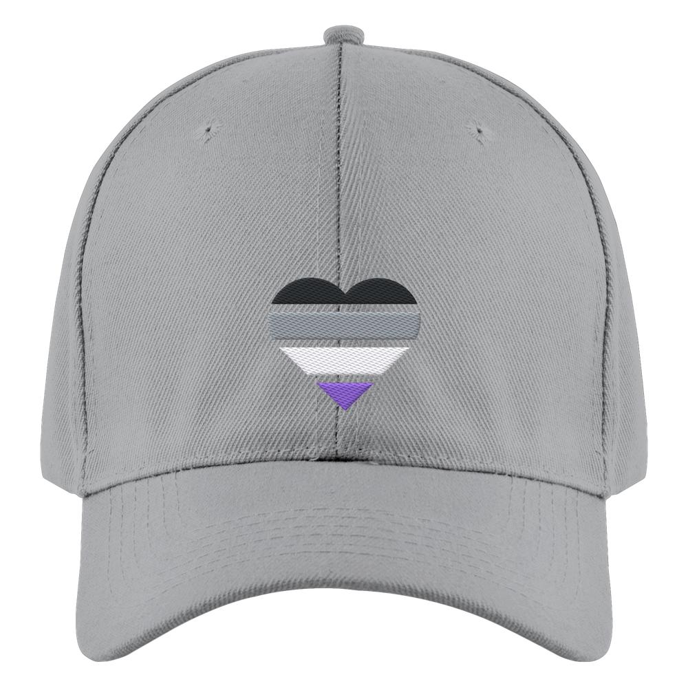 Authentic Baseball Cap mit Herz Stick - Asexual