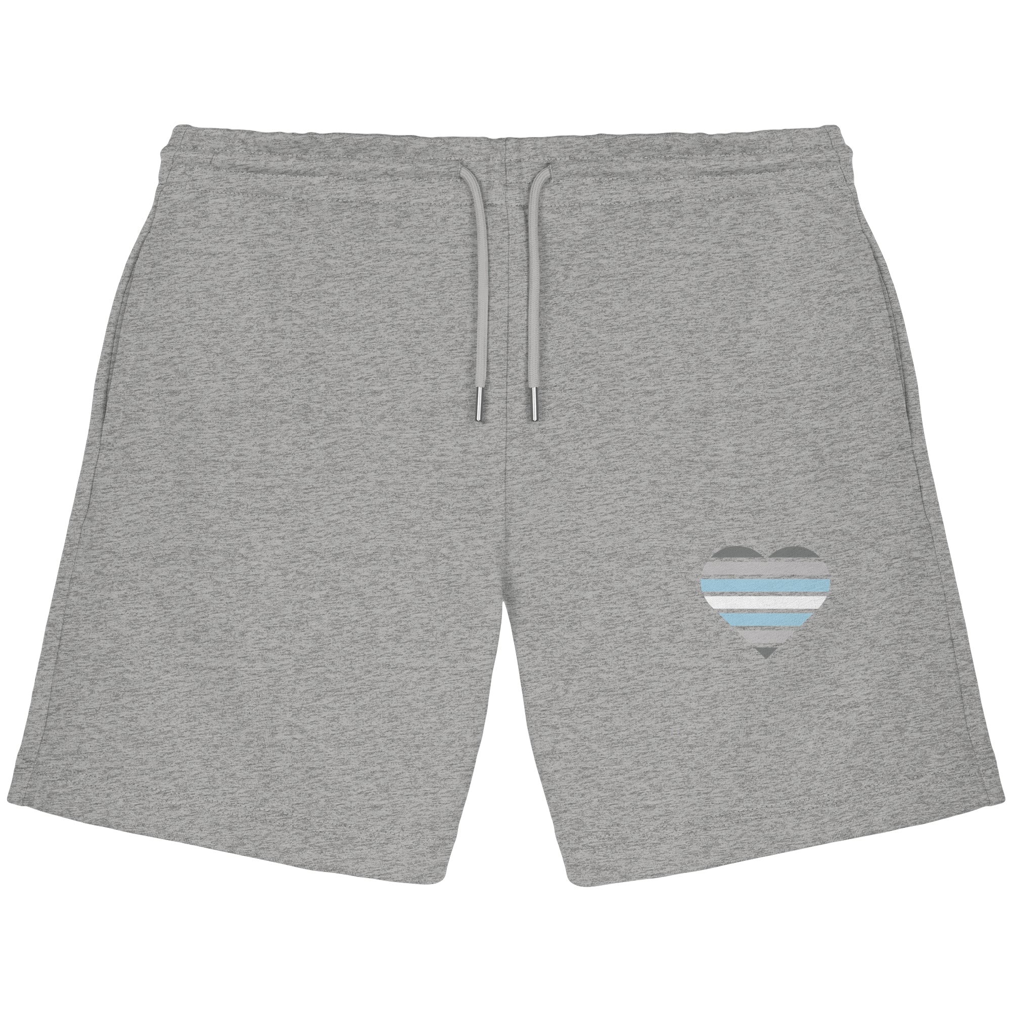 Organic Jogger Shorts - Demiboy Flag Herz Print