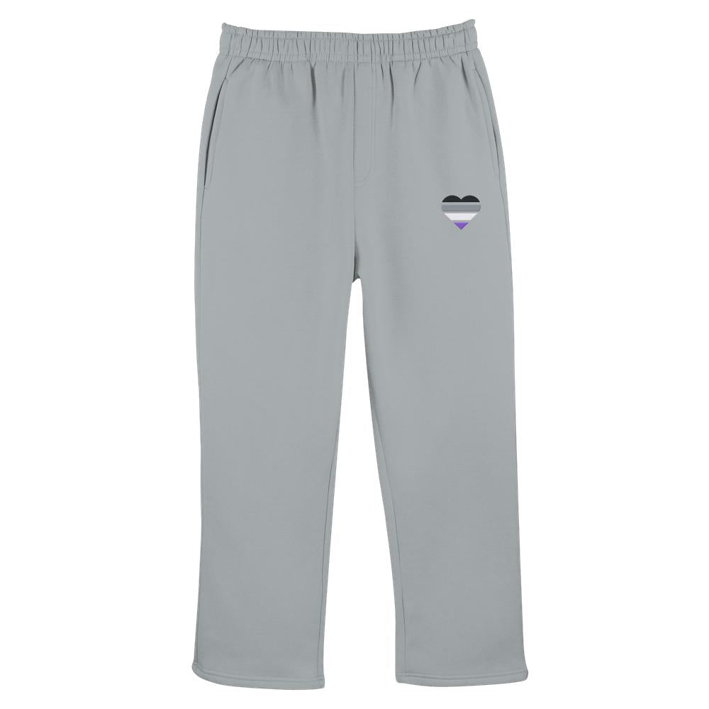 Fluffy Track Sweatpants mit Herz Stick - Asexual