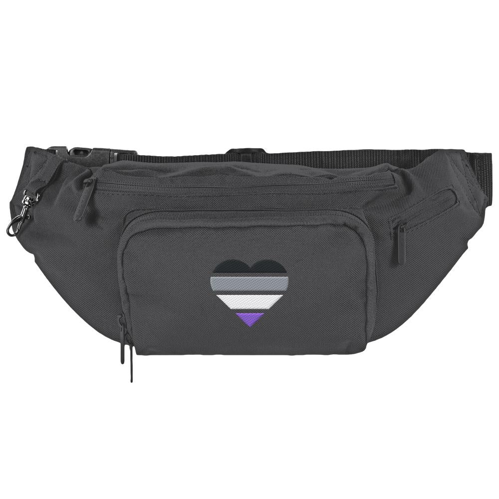 Shoulder Bag mit Herz Stick - Asexual