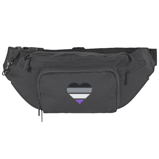 Shoulder Bag mit Herz Stick - Asexual