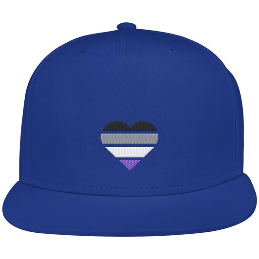 Snapback mit Herz Stick - Asexual
