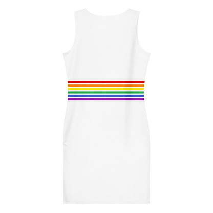 Bodycon-Kleid – Pride Flag
