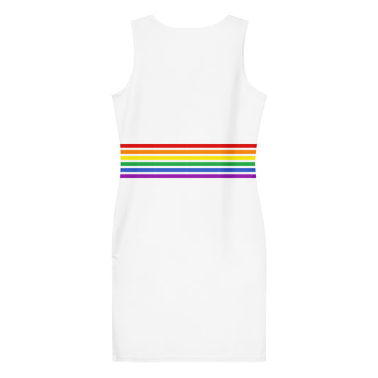 Bodycon-Kleid – Pride Flag