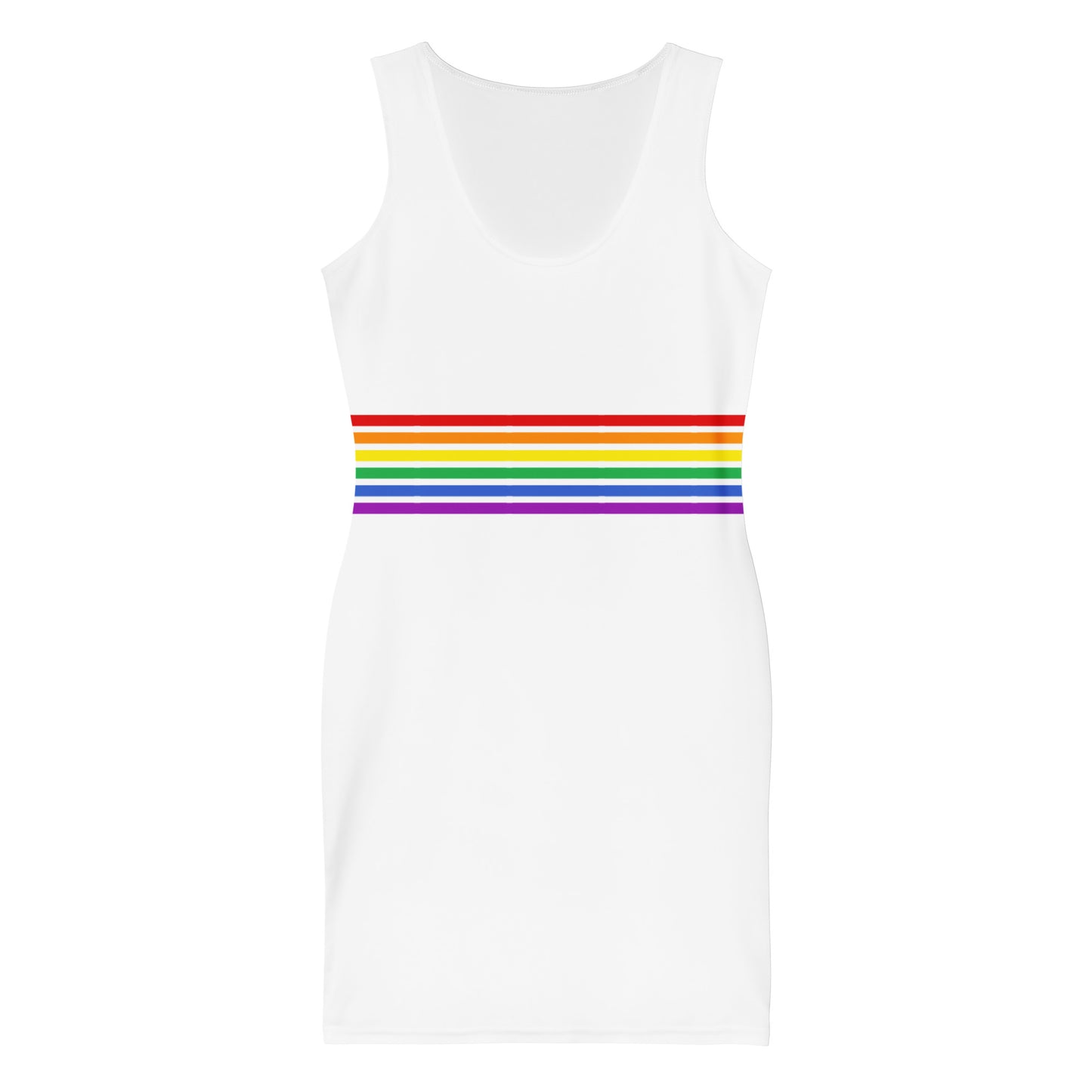 Bodycon-Kleid – Pride Flag