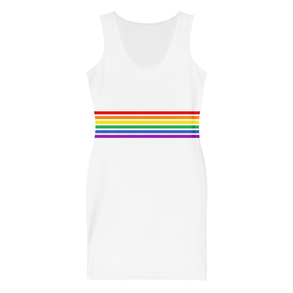 Bodycon-Kleid – Pride Flag