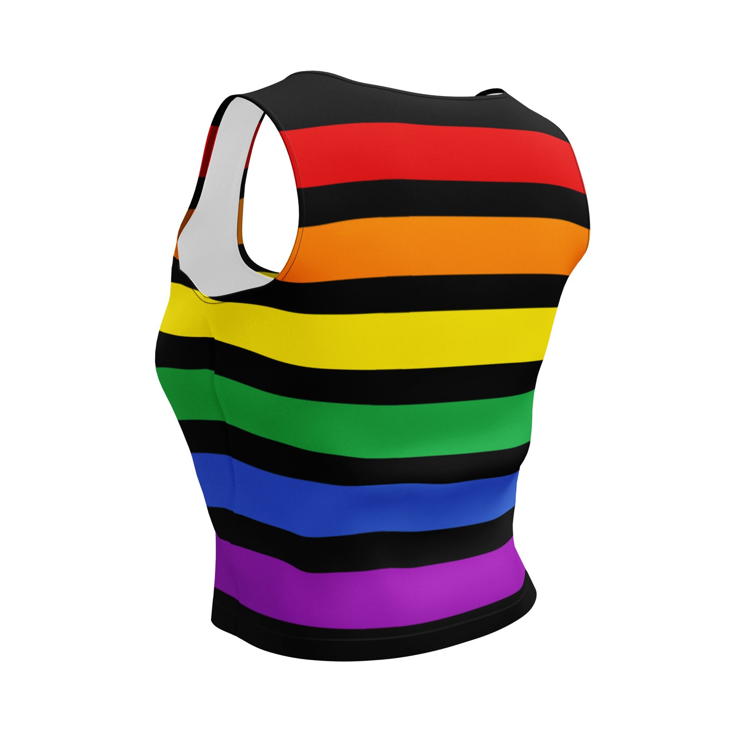 Crop-Top Bodyfit – Pride Flag
