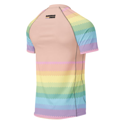 Rashguard-Shirt – Pride Flag (Pastel)