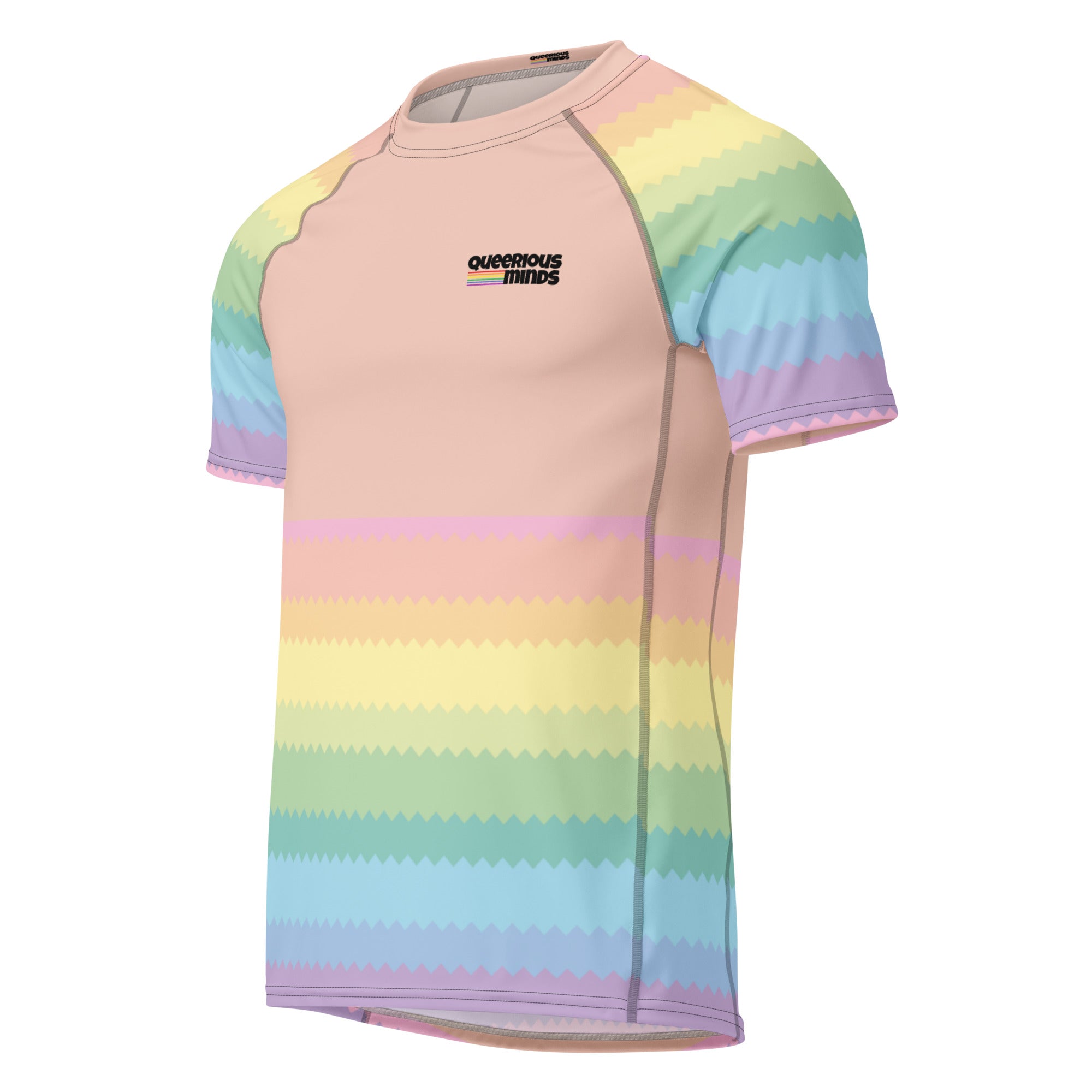 Rashguard-Shirt – Pride Flag (Pastel)