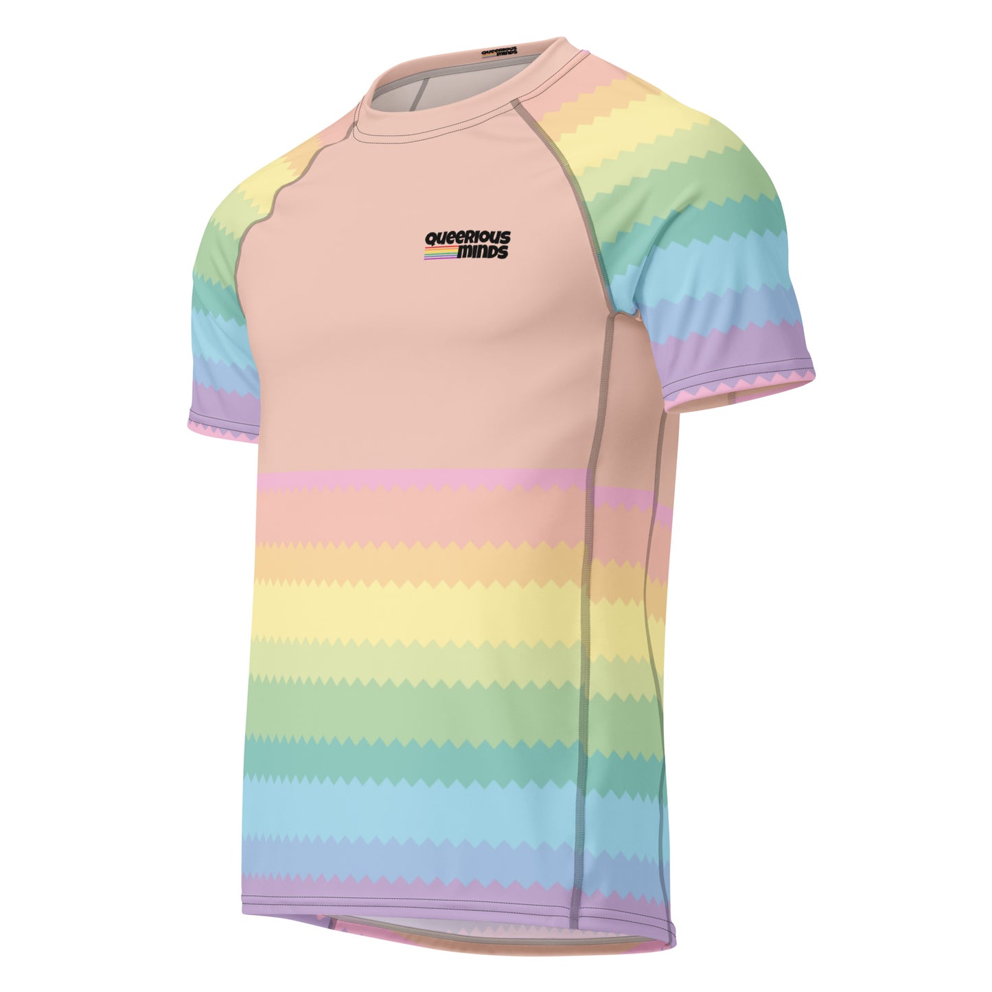 Rashguard-Shirt – Pride Flag (Pastel)