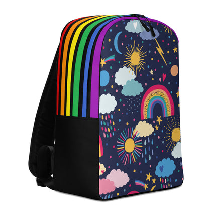 Minimalistischer Rucksack mit Flagge - Pride