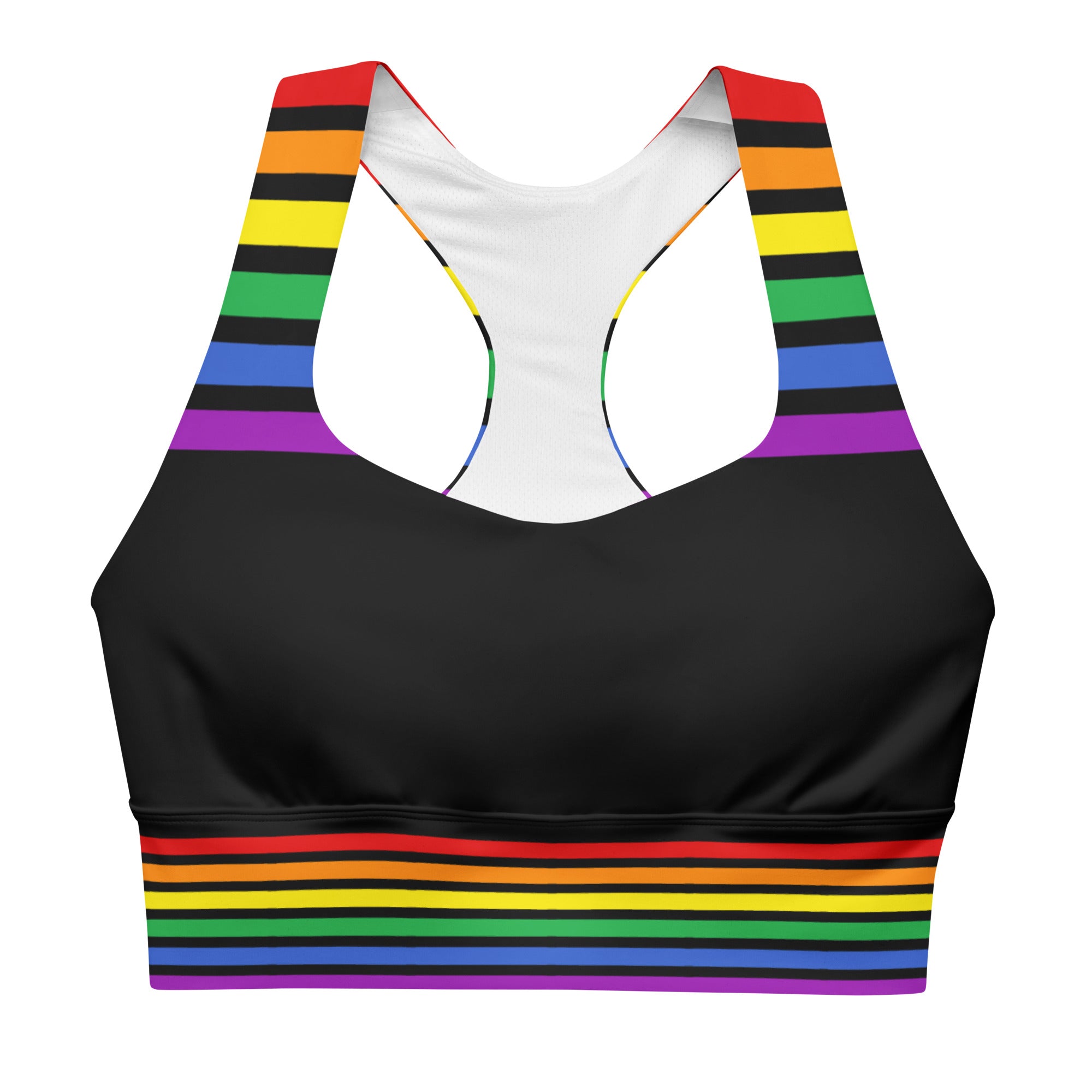 Sport-BH Longline – Pride Flag