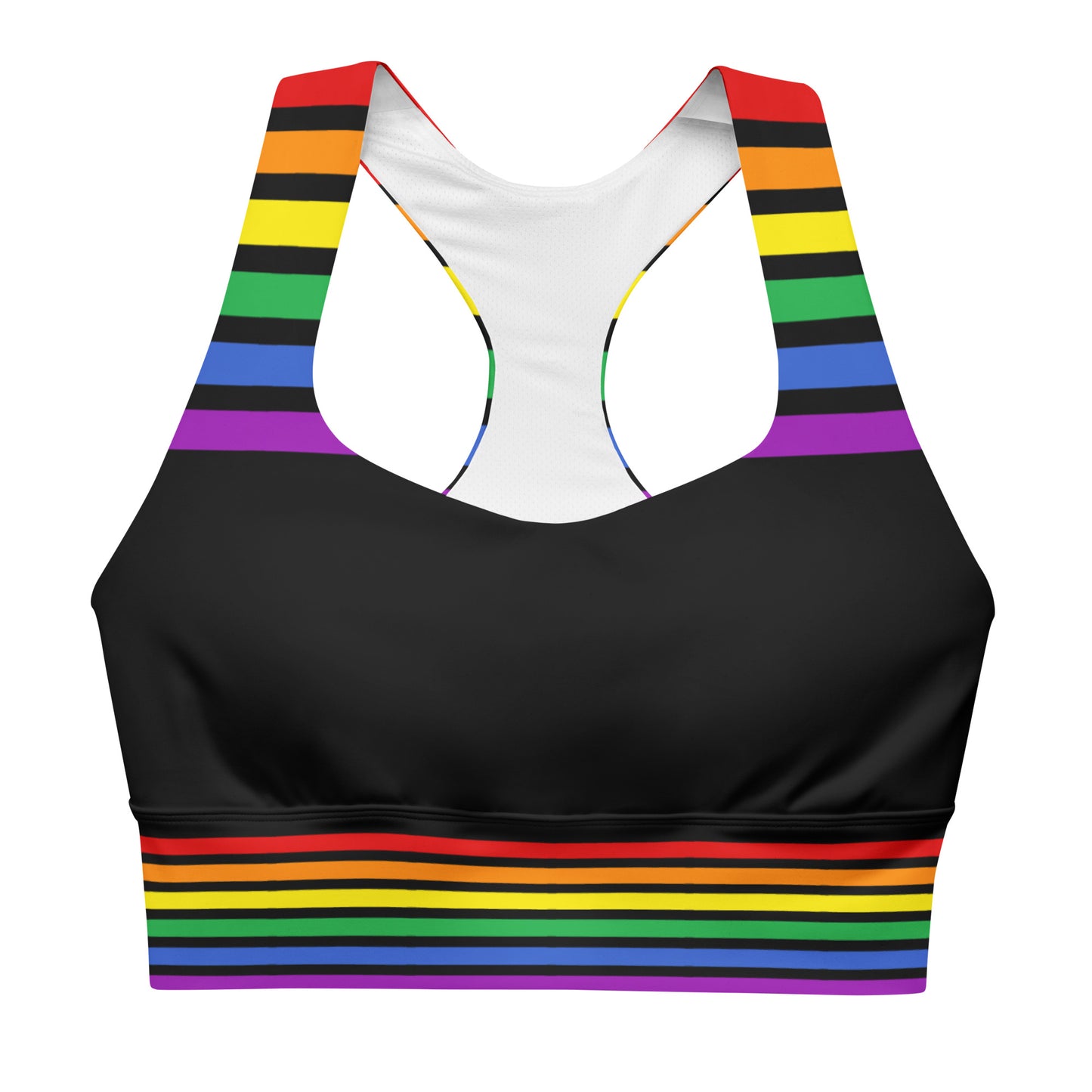 Sport-BH Longline – Pride Flag