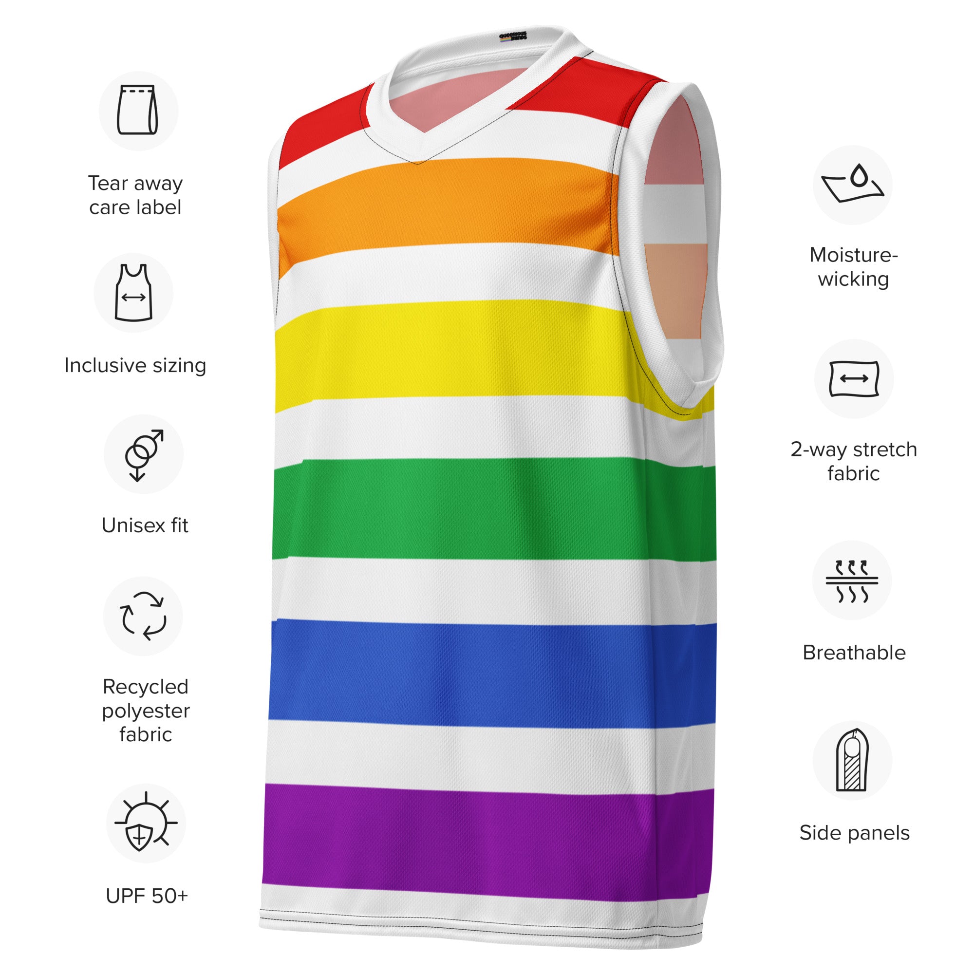 Basketball Trikot - Pride Flag