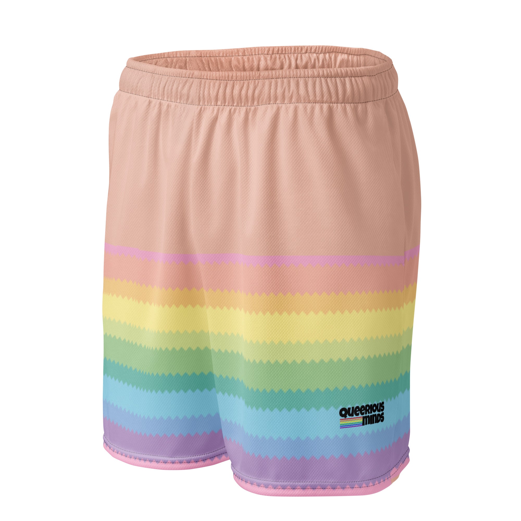 Mesh-Shorts – Pride Flag (Pastel)