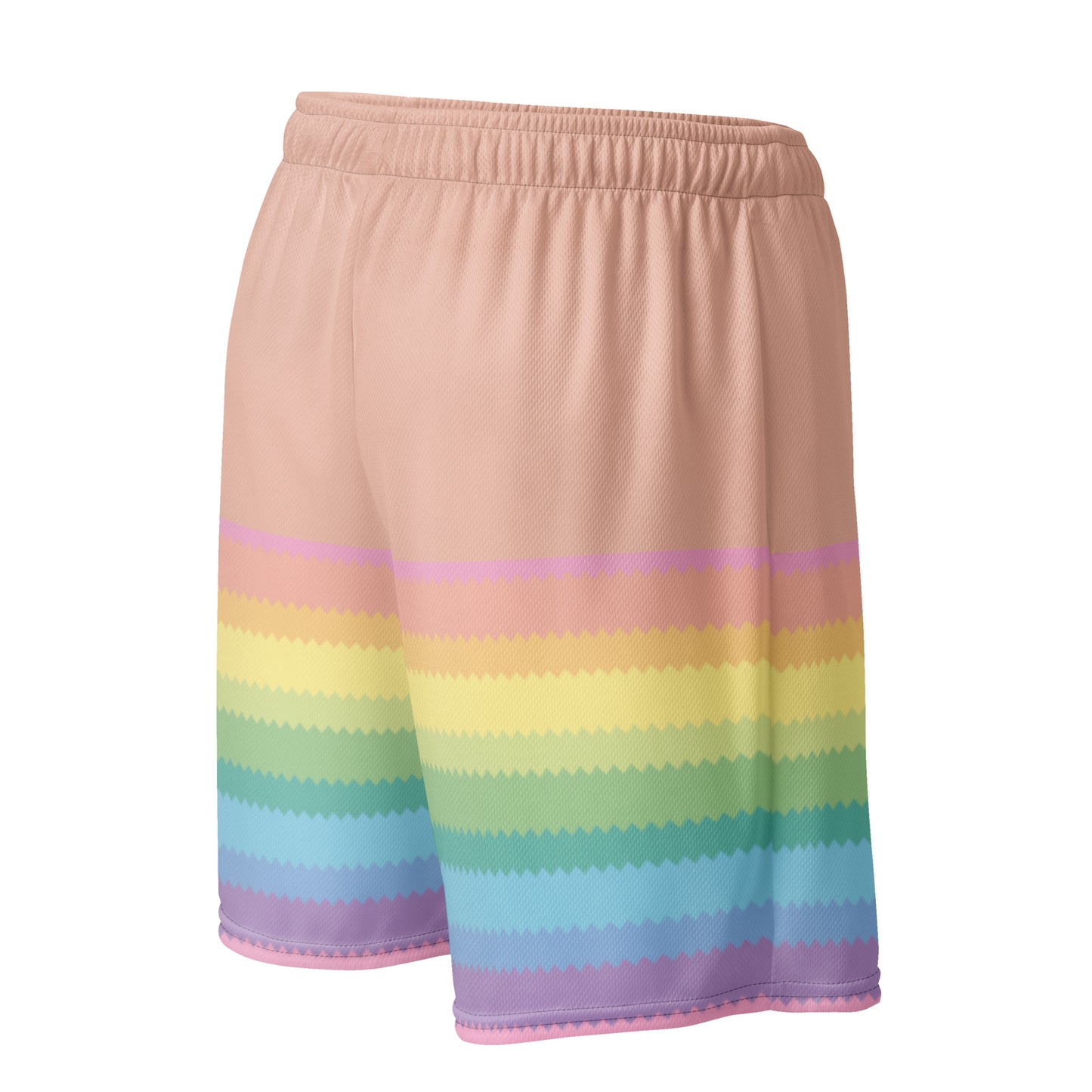 Mesh-Shorts – Pride Flag (Pastel)
