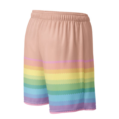 Mesh-Shorts – Pride Flag (Pastel)