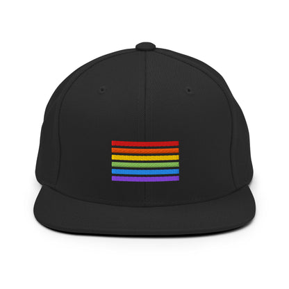 Snapback Cap - Pride Flag Patch