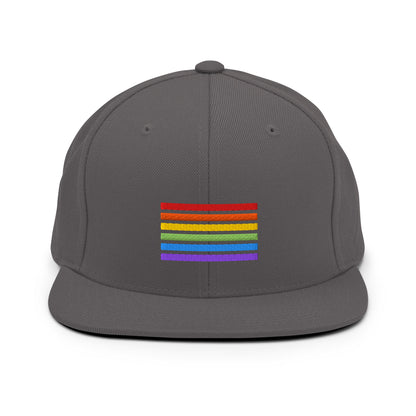 Snapback Cap - Pride Flag Patch