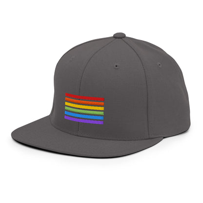 Snapback Cap - Pride Flag Patch