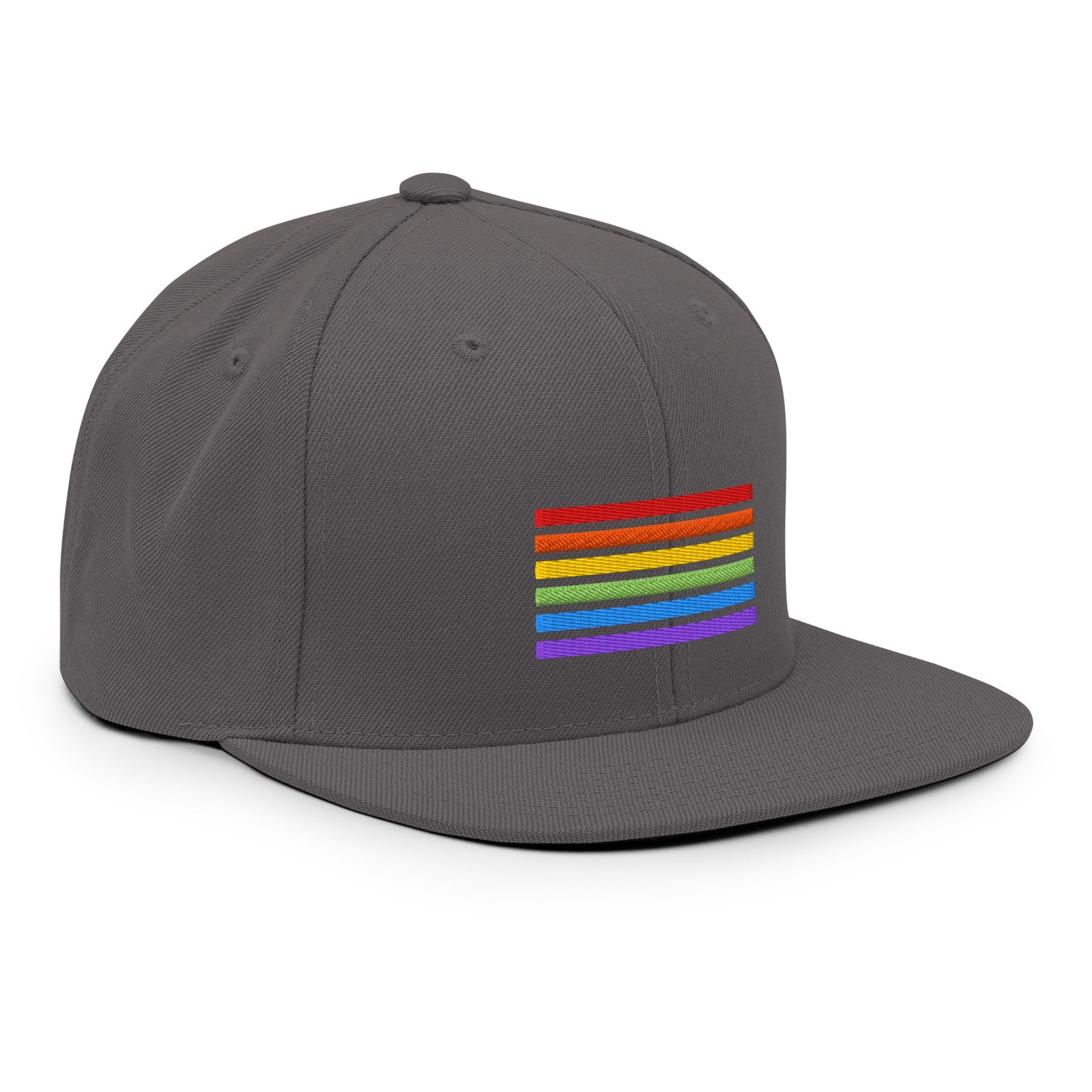 Snapback Cap - Pride Flag Patch