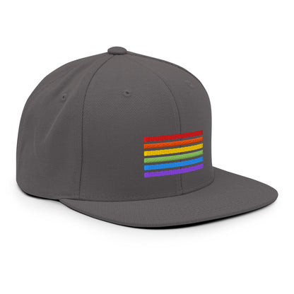 Snapback Cap - Pride Flag Patch