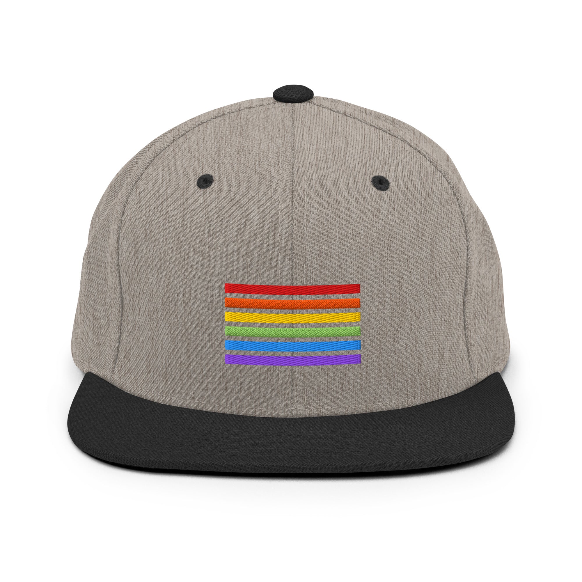 Snapback Cap - Pride Flag Patch