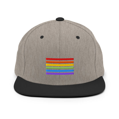 Snapback Cap - Pride Flag Patch