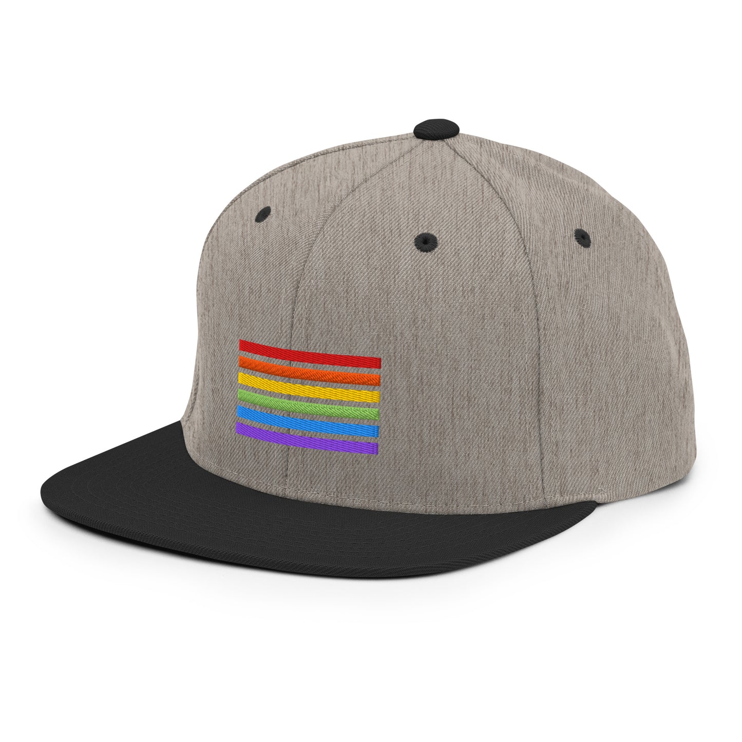 Snapback Cap - Pride Flag Patch