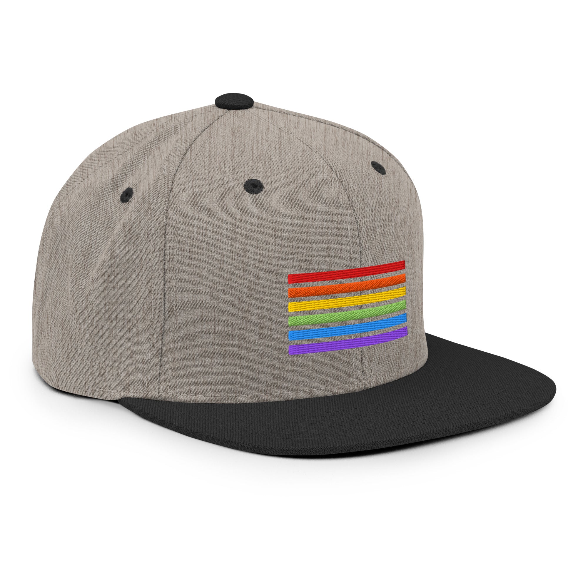 Snapback Cap - Pride Flag Patch
