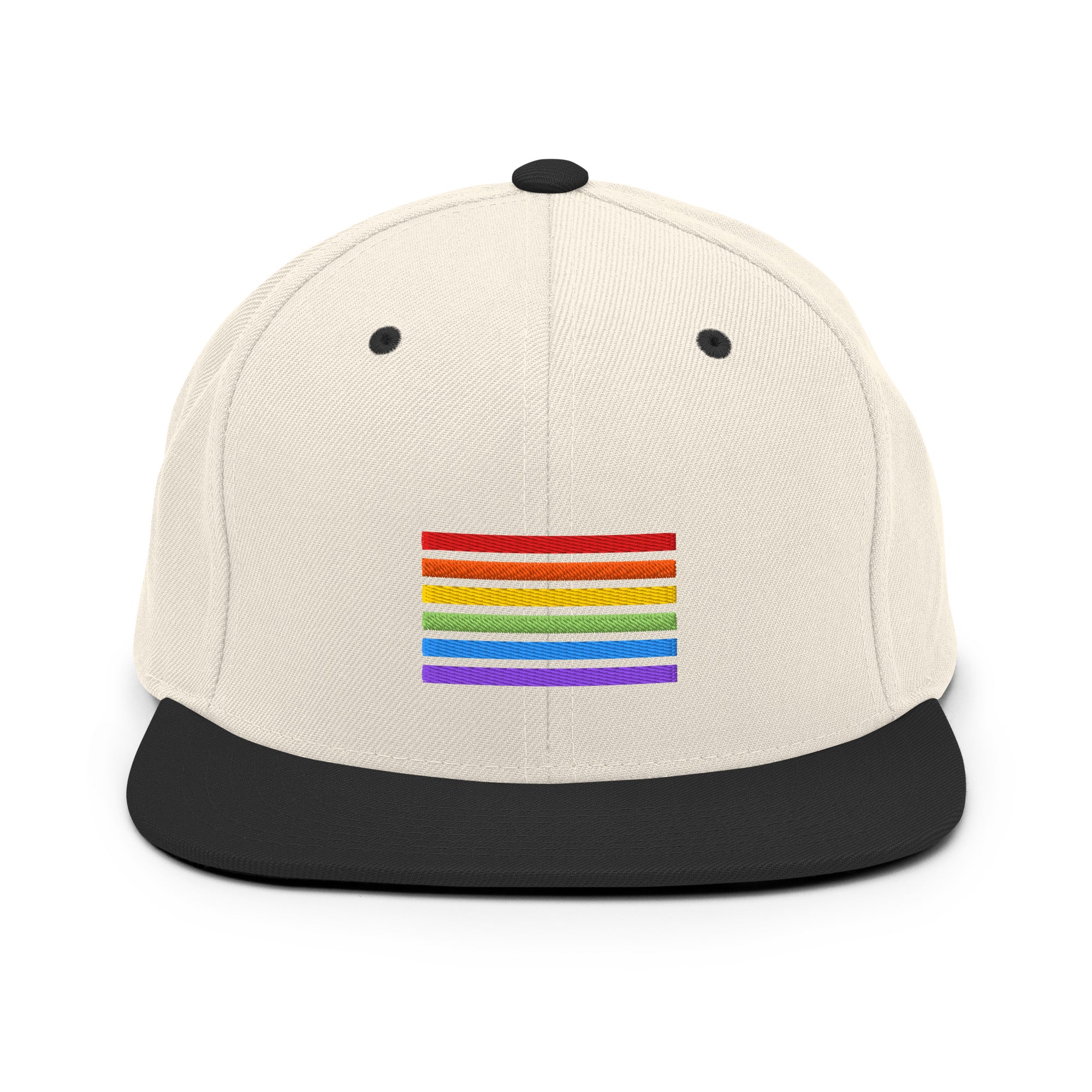 Snapback Cap - Pride Flag Patch
