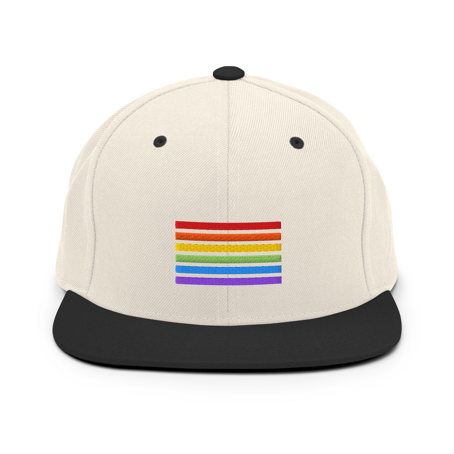 Snapback Cap - Pride Flag Patch