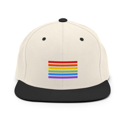 Snapback Cap - Pride Flag Patch