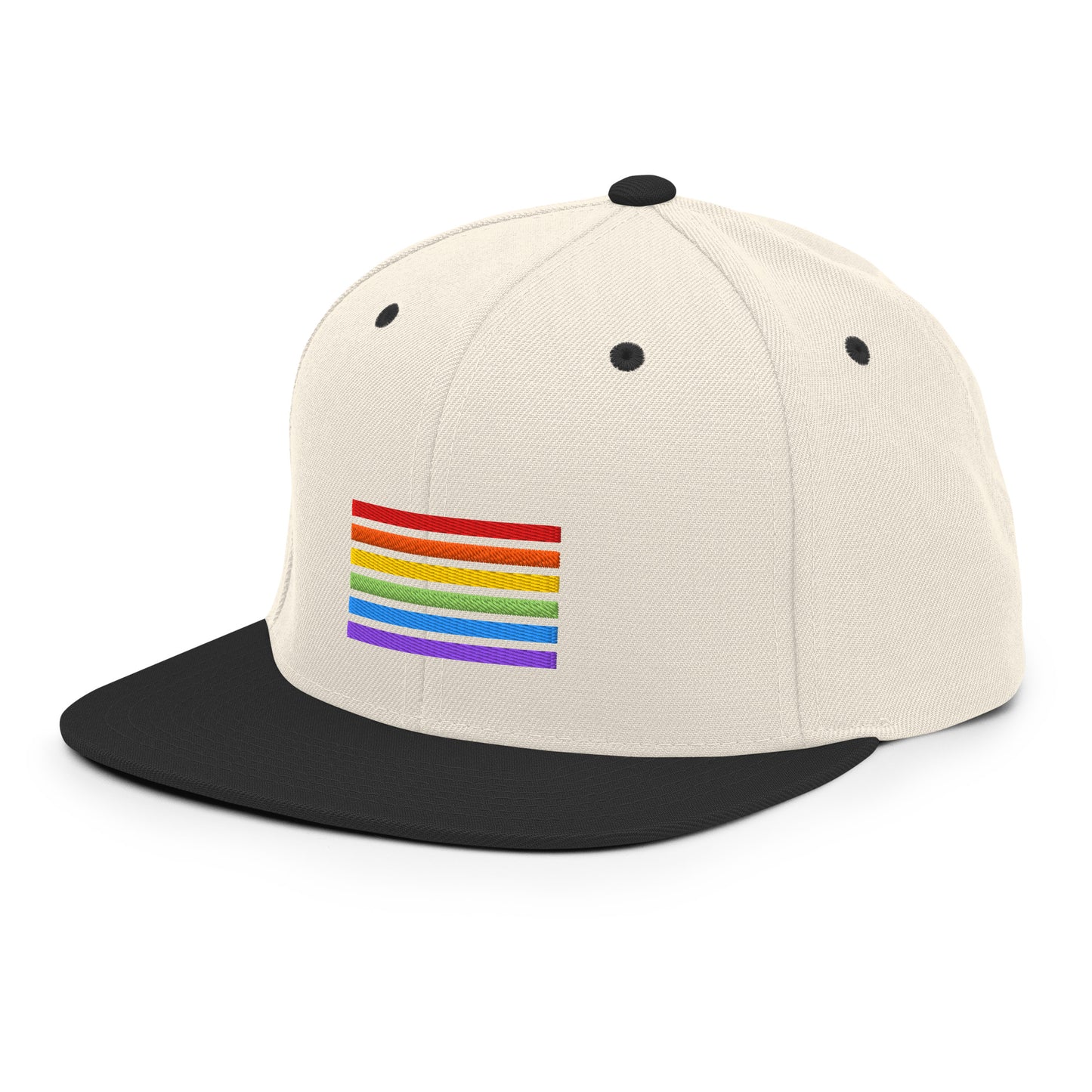 Snapback Cap - Pride Flag Patch