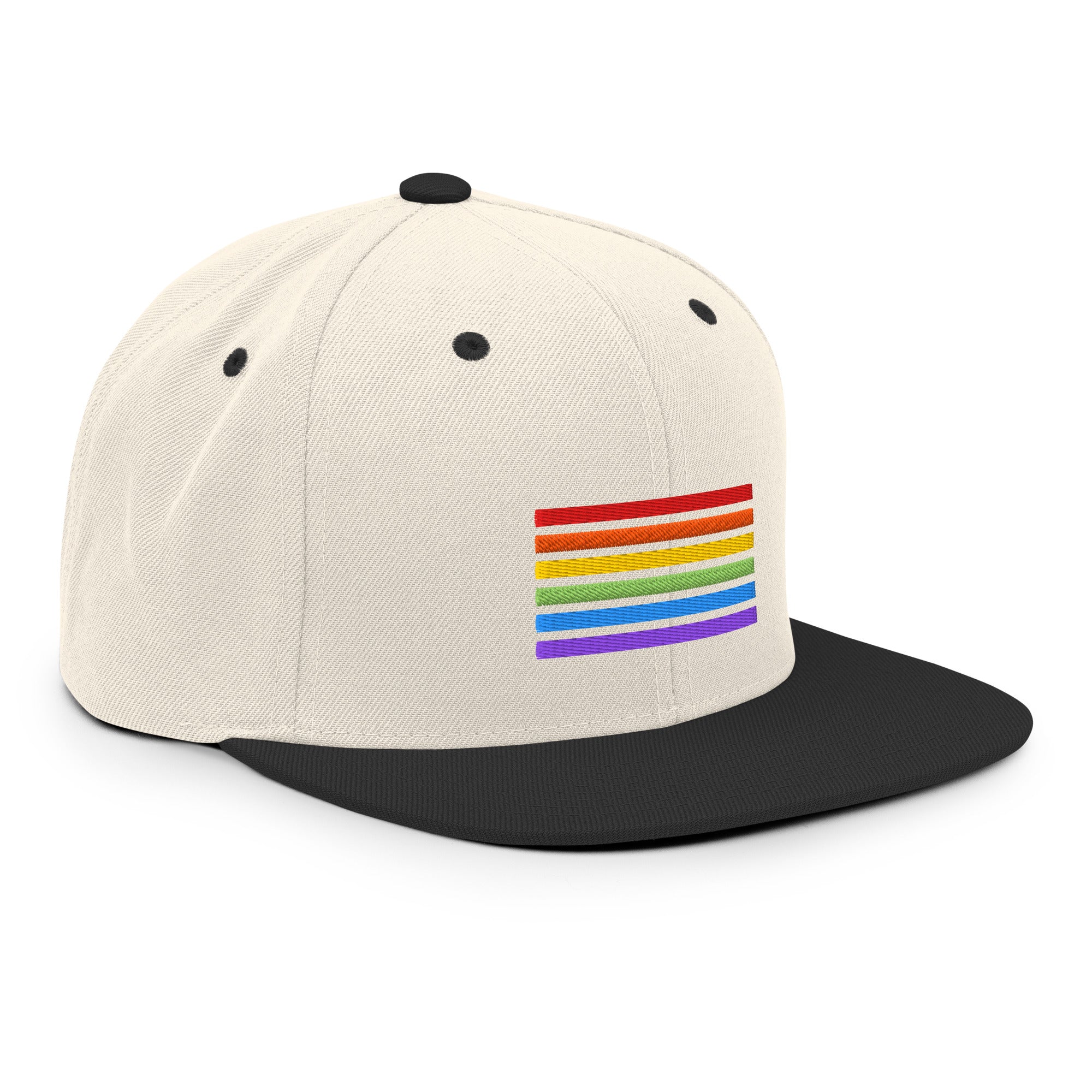 Snapback Cap - Pride Flag Patch
