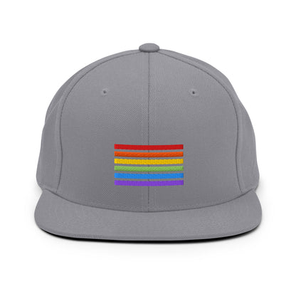 Snapback Cap - Pride Flag Patch