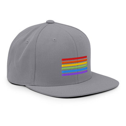Snapback Cap - Pride Flag Patch