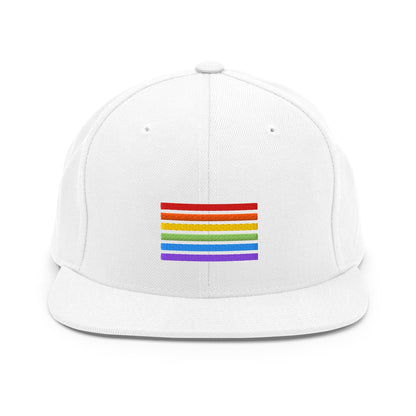 Snapback Cap - Pride Flag Patch