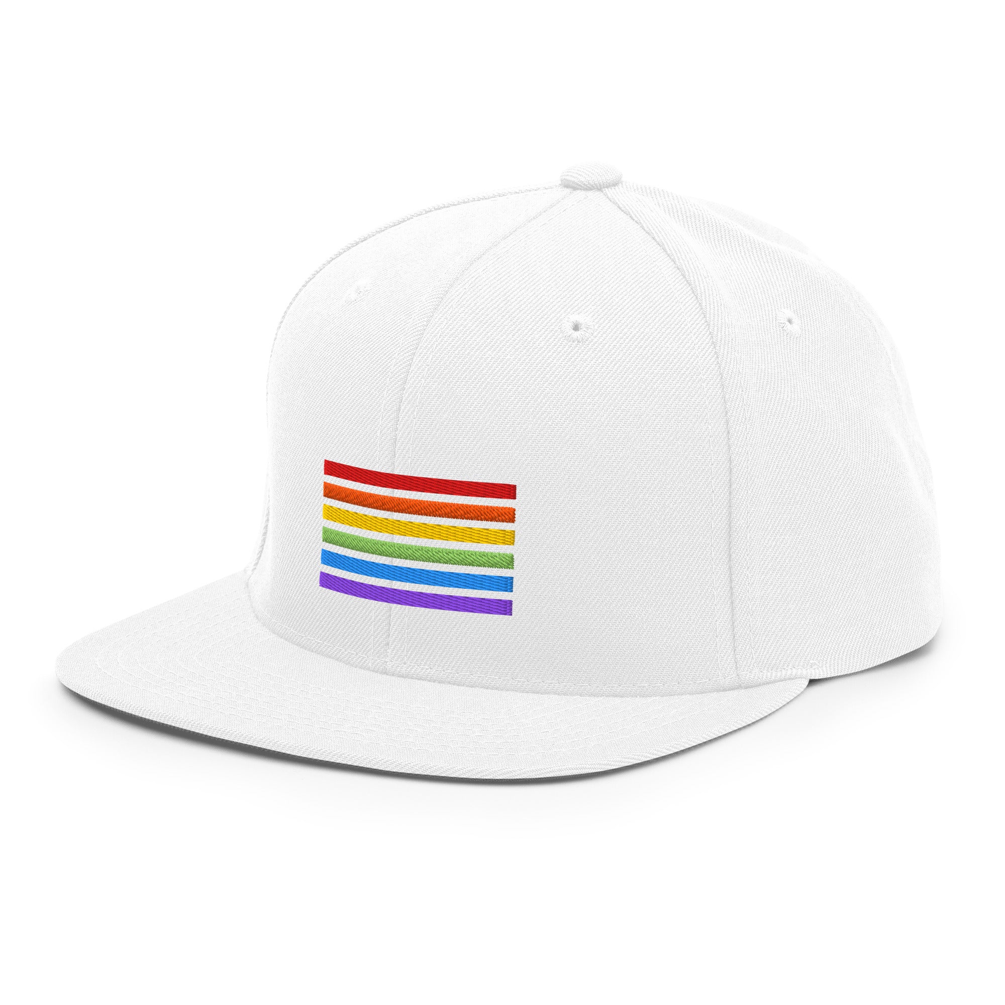 Snapback Cap - Pride Flag Patch