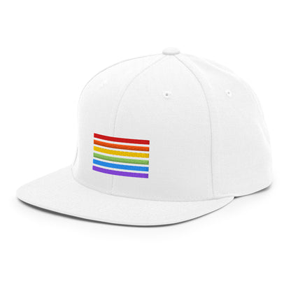 Snapback Cap - Pride Flag Patch