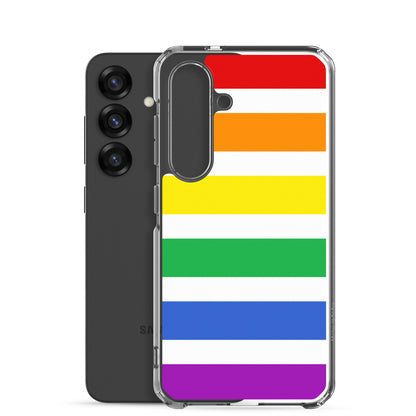 Clear Case für Samsung® mit Flagge - Pride