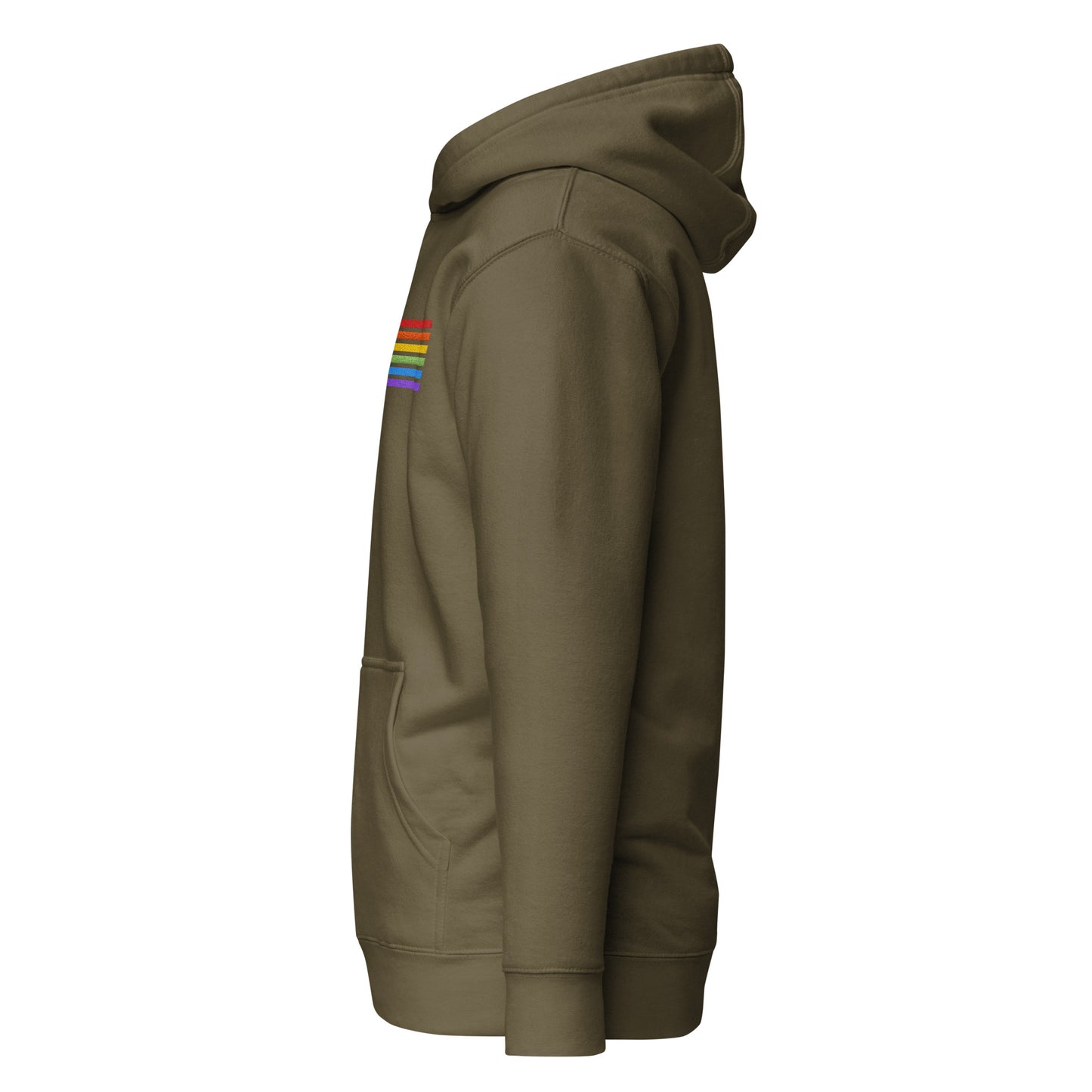 Classic Hoodie - Pride Flag Patch