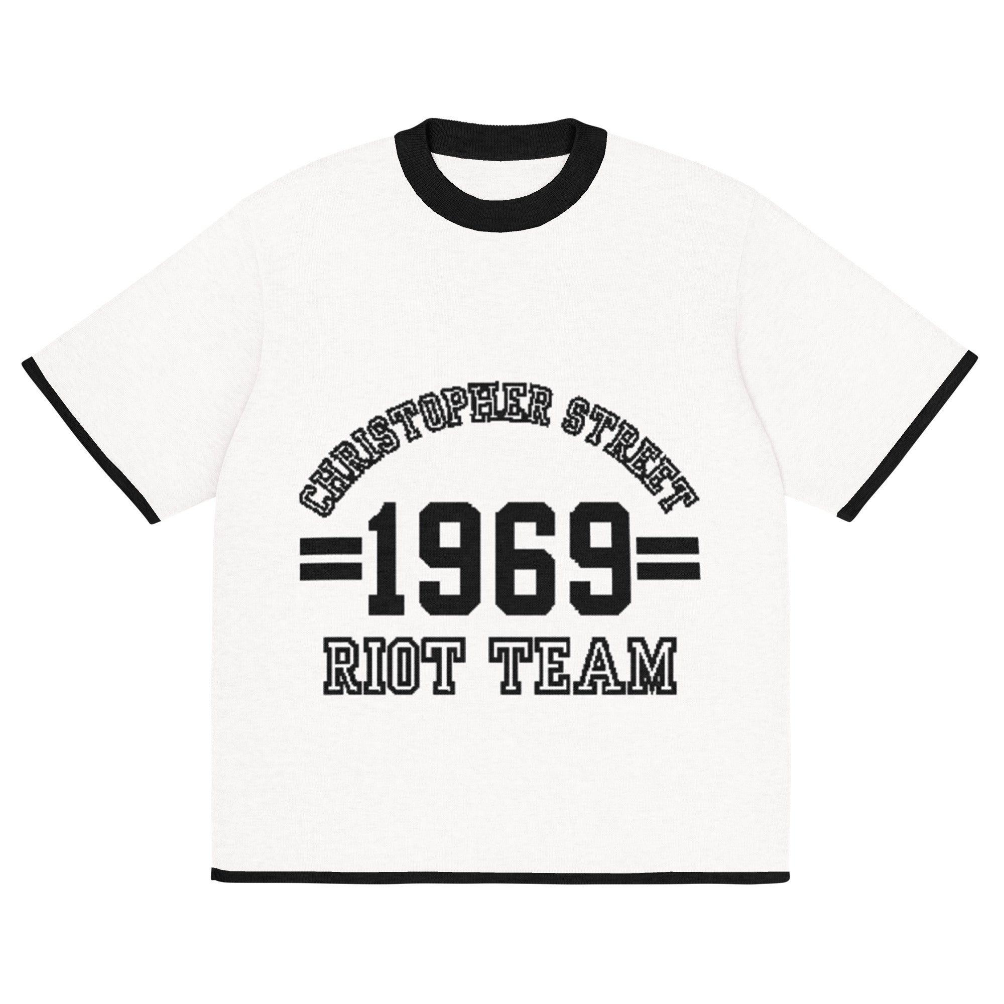 Gestricktes T-Shirt - Riot Team