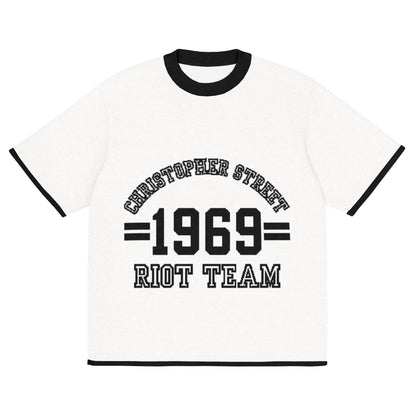Gestricktes T-Shirt - Riot Team (hell)