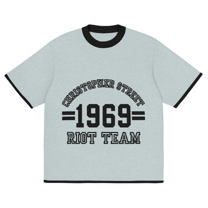 Gestricktes T-Shirt - Riot Team (hell)