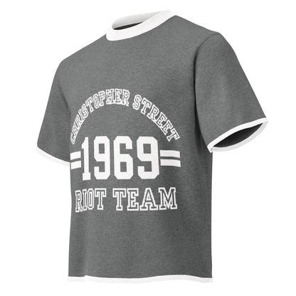 Gestricktes T-Shirt - Riot Team (dunkel)