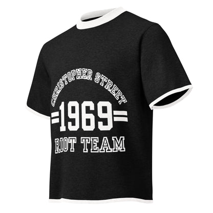 Gestricktes T-Shirt - Riot Team (dunkel)