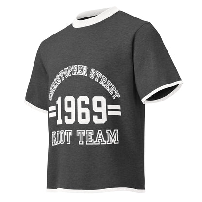 Gestricktes T-Shirt - Riot Team (dunkel)