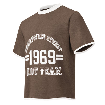Gestricktes T-Shirt - Riot Team (dunkel)