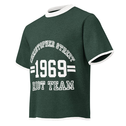Gestricktes T-Shirt - Riot Team (dunkel)